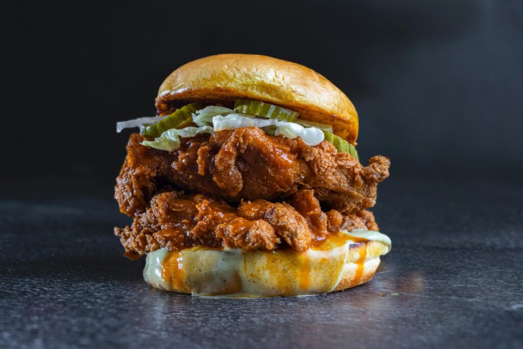 Spicy Sriracha Chicken Burger Recipe – Fiery & Flavorful