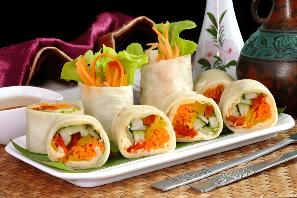 🥙 Hummus Veggie Wrap – A Healthy Bite of Heaven!
