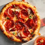 🍕 Soppressata Pizza with Calabrian Chiles and Hot Honey
