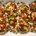 🍆 Baked Stuffed Eggplant with Italian Sausage: A Cheesy, Savory Hug from Moscow to Your Kitchen
