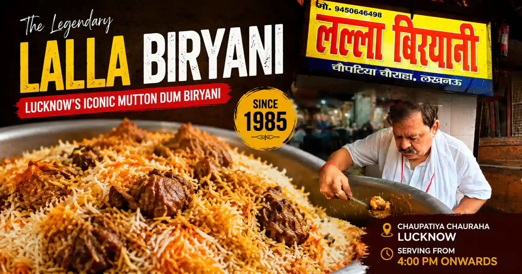 Lalla Mutton Biryani from Lucknow – The secret recipe no one will ever tell you